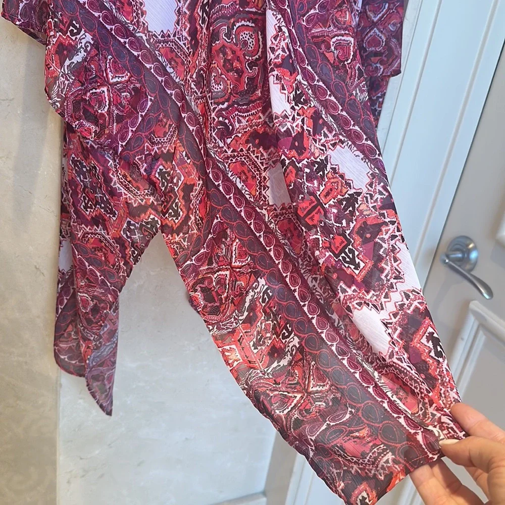 NWOT BECCA COVERUP Boho Chic Kimono O/S
